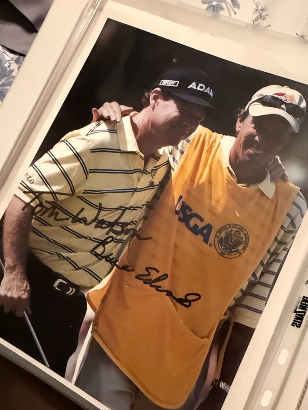 Signed USC Golf Framed Photograph Tom Watson 45